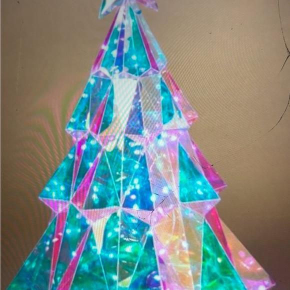HOLOGRAPHIC LED Christmas Tree Decoration